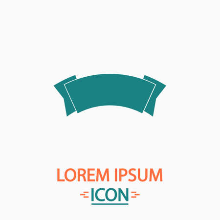 Tags Flat icon on white background. Simple vector illustrationのイラスト素材