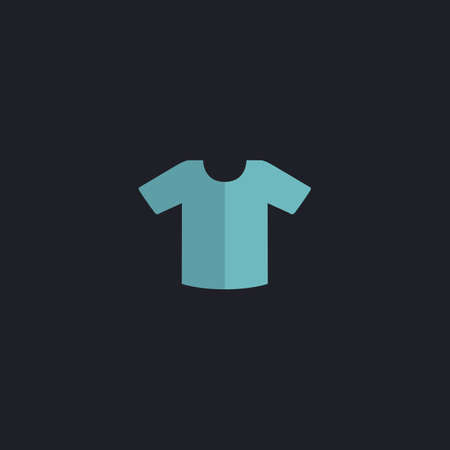 Shirt Color vector icon on dark backgroundのイラスト素材