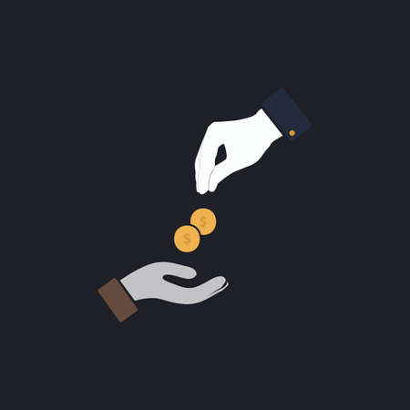 alms Color vector icon on dark background