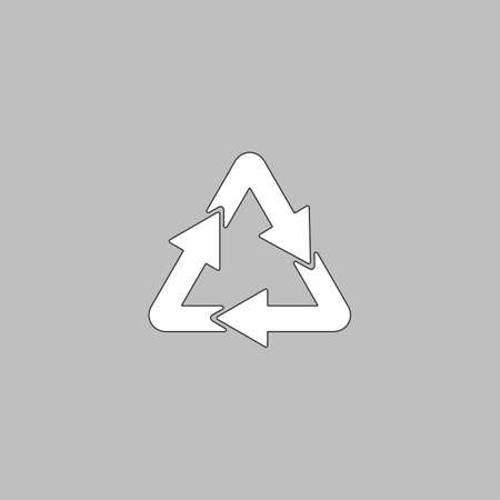 Recycling Icon Vector. Flat simple color pictogramのイラスト素材