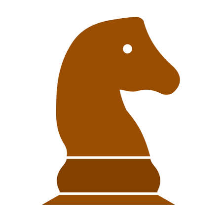 vector Chess game horse illustration - chess game, strategyのイラスト素材