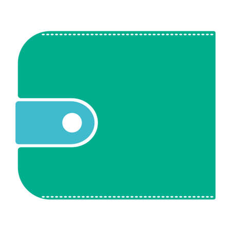 vector money wallet illustration with dollar cash, financial icon - money savingのイラスト素材