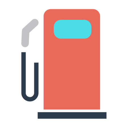 gas station symbol - gasoline pump, petrol symbol. energy signのイラスト素材