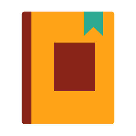 book icon, vector education book - book library, education iconのイラスト素材
