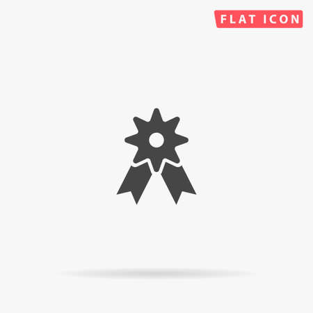 Reward flat vector icon. Glyph style sign. Simple hand drawn illustrations symbol for concept infographics, designs projects, UI and UX, website or mobile application.のイラスト素材