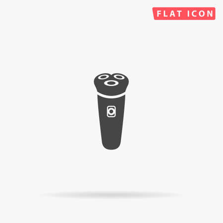 Electric Shaver flat vector icon. Hand drawn style design illustrations.のイラスト素材