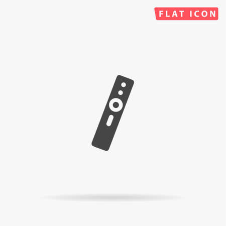Remote Controller flat vector icon. Hand drawn style design illustrations.のイラスト素材