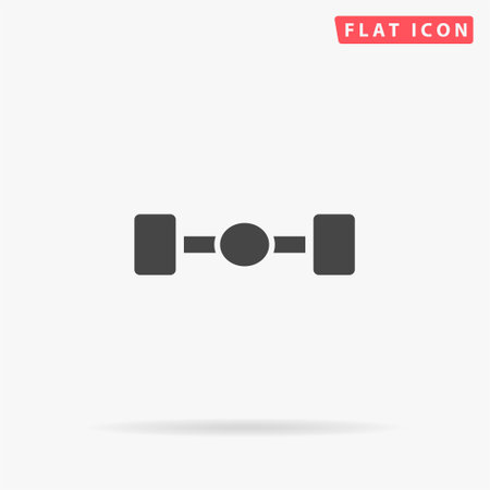 Suspension flat vector icon. Hand drawn style design illustrations.のイラスト素材
