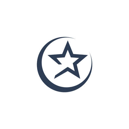 Star. Vector icon isolated on white background.のイラスト素材