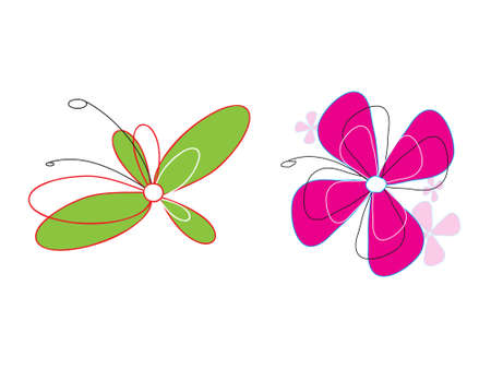 Catch your eye Vector Flowers のイラスト素材