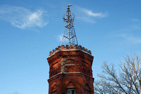 Winter tower.の写真素材