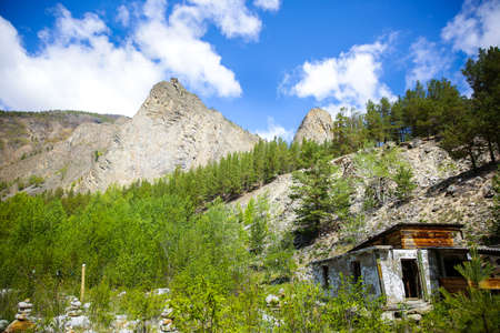 beautiful mountain sceneryの写真素材