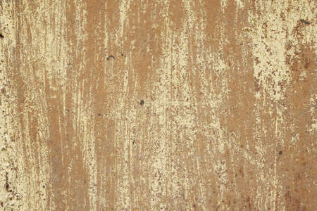 yellow rusty iron wall background abstract old background iron texture artの写真素材