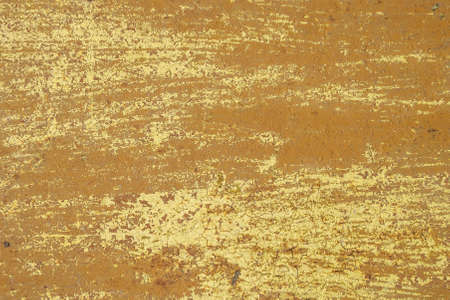 yellow rusty iron wall background abstract old background iron texture artの写真素材