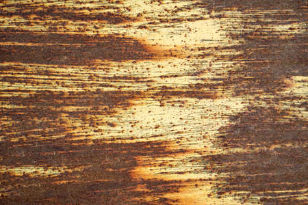 yellow rusty iron wall background abstract old background iron texture artの写真素材