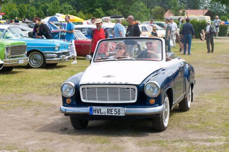 Car Wartburg 311-300 HT  The oldtimer show  in MAFZ, May 26, 2012 in Paaren im Glien, Germany