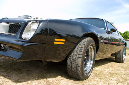 The sports car Pontiac Firebird Formula 400,  The oldtimer show  in MAFZ, May 26, 2012 in Paaren im Glien, Germanyのeditorial素材