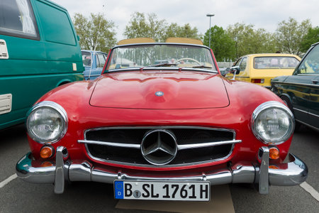 BERLIN - MAY 11  Car Mercedes-Benz 190SL, 26th Oldtimer-Tage Berlin-Brandenburg, May 11, 2013...