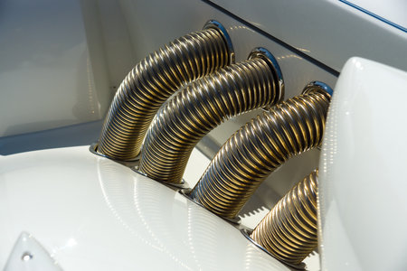 Car exhaust manifold のeditorial素材