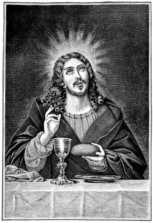 Last Supper  Book of Psalms  Germany, circa 1894のeditorial素材