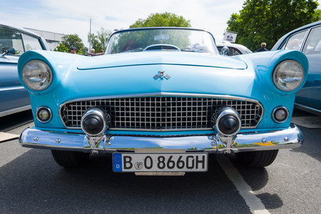 BERLIN, GERMANY - MAY 17, 2014: Personal luxury car Ford Thunderbird (first generation). 27th Oldtimer Day Berlin - Brandenburg のeditorial素材