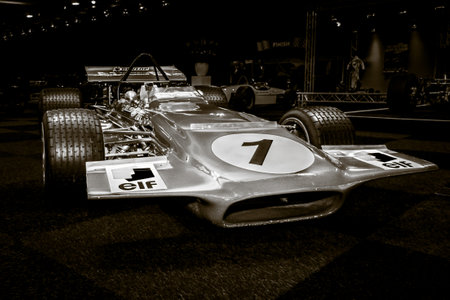 MAASTRICHT, NETHERLANDS - JANUARY 08, 2015: Formula One car March 701, designed by Robin Herd, 1970....