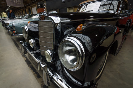 BERLIN - MAY 10, 2015: Limousine Mercedes-Benz 300 S Cabriolet (W 188 I), 1953. Produced 203 cars....