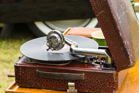 The old gramophoneの写真素材