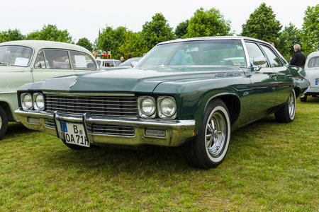 PAAREN IM GLIEN, GERMANY - MAY 23, 2015: Full-size luxury car Buick LeSabre Sedan (Fourth...