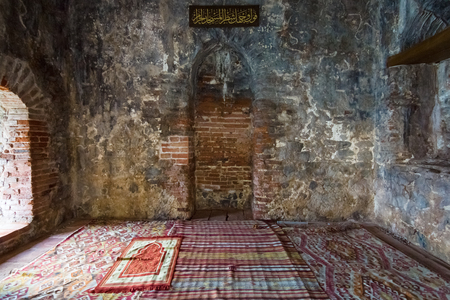 Mosque into the shipyard (Tersane) in the ruins of a medieval fortress (Alanya Castle). Alanya. Turkeyの写真素材