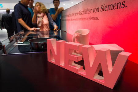 BERLIN - SEPTEMBER 04, 2015: Stand by Siemens. International radio exhibition Berlin (IFA2015).