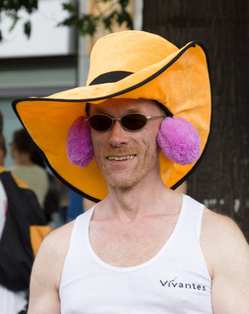 BERLIN, GERMANY - JUNE 22, 2013: Christopher Street Day. The annual European LGBT celebration and demonstration for the rights of LGBT people.のeditorial素材