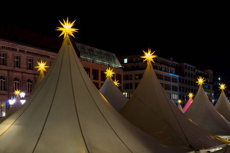 Christmas market on Gendarmenmarkt square. Berlin. Germany.の写真素材