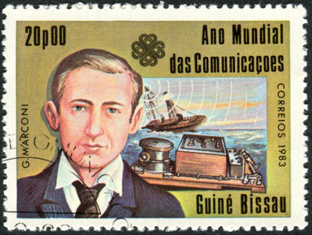 GUINEA - BISSAU - CIRCA 1983: A stamp printed in Guinea-Bissau, dedicated to the World...