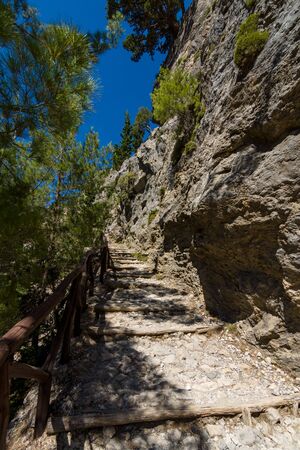 Samaria Gorge. Crete. Greece.の写真素材
