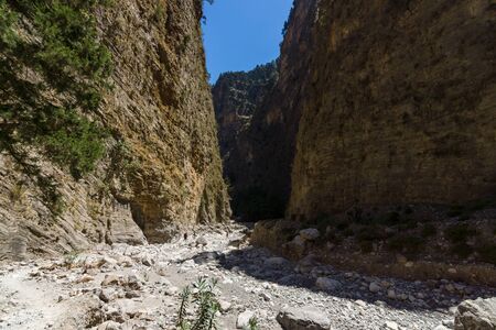 Samaria Gorge. Crete. Greece.の写真素材