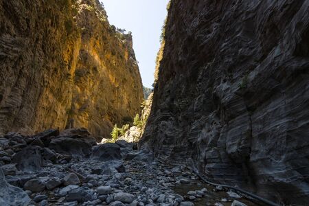Samaria Gorge. Crete. Greece.の写真素材