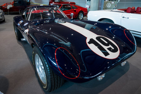 STUTTGART, GERMANY - MARCH 02, 2017: Sports car Bill Thomas Cheetah GT, 1964. Europe's greatest...