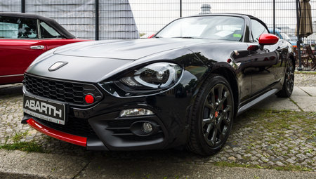 BERLIN - MAY 13, 2017: Sports car Abarth 124 Spider Turbo, 2016. Exhibition Oldtimertage...