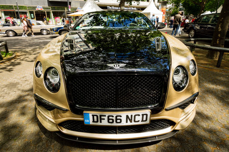 BERLIN - JUNE 17, 2017: Personal luxury car Bentley Continental Supersports, 2017. Classic Days Berlin 2017.のeditorial素材