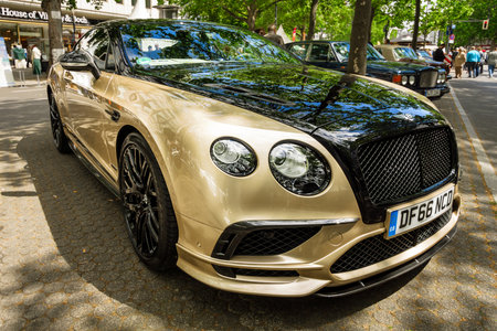 BERLIN - JUNE 17, 2017: Personal luxury car Bentley Continental Supersports, 2017. Classic Days...