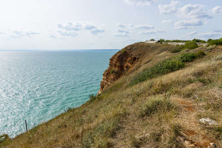 Bulgaria. Cape Kaliakra, Black Sea and a high rocky coast.の写真素材