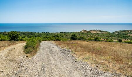Natural landscape. Cape Emine. The Bulgarian Black Sea Coast.の写真素材