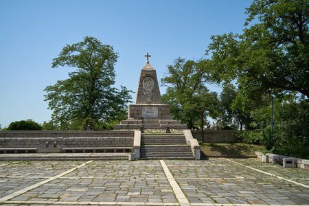PLOVDIV, BULGARIA - JULY 02, 2019: Monument to Emperor Alexander II of Russia (Alexander the...