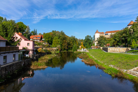 BAUTZEN, GERMANY - OCTOBER 10, 2019: Old Town and the source of the Spree River.のeditorial素材