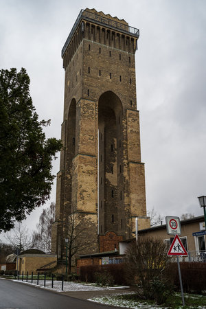 Water tower Finow (formerly Hindenburgturm), Eberswalde, Brandenburg. Germany.