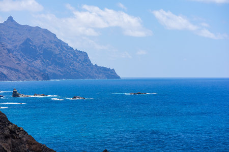 Naure landscape of North Tenerife. Atlantic Ocean. Canary Islands. Spain.の写真素材