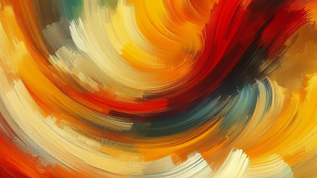 The various colored as background. Imitation of oil paint. Illustration by Generative AI.の素材