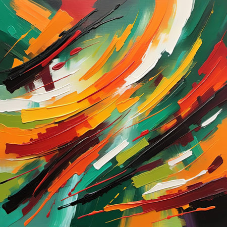 The various colored as background. Imitation of oil paint.  Illustration by Generative AI.の素材