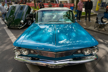 BERLIN - MAY 04, 2024: The full-size car Pontiac Catalina, 1960. Classic Days Berlin 2024.のeditorial素材